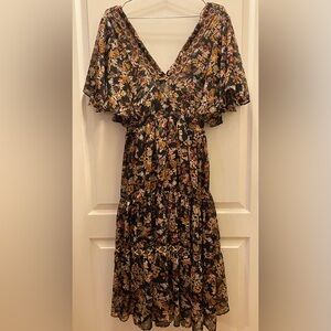 Floral Beaded Midi/Maxi Zara Dress Small